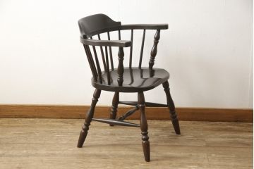 ビンテージ 松本民芸家具 #91型 クラシカルで高級感たっぷりのキャプテンチェア(R-056604)