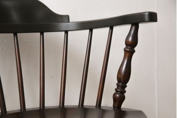 ビンテージ 松本民芸家具 #91型 クラシカルで高級感たっぷりのキャプテンチェア(R-056605)