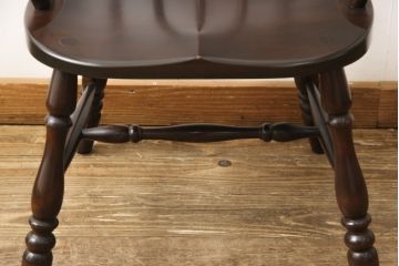 ビンテージ 松本民芸家具 #91型 クラシカルで高級感たっぷりのキャプテンチェア(R-056605)