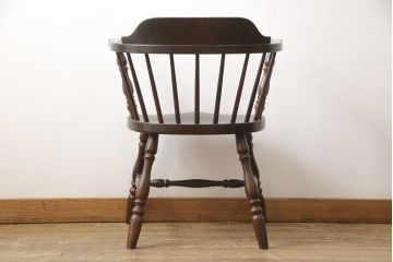 ビンテージ 松本民芸家具 #91型 クラシカルで高級感たっぷりのキャプテンチェア(R-056605)