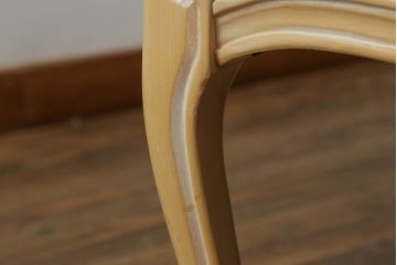 ビンテージ　希少デザイン!　豹柄のファブリックがおしゃれなアームチェア(肘掛け椅子、イス、サロンチェア、ヴィンテージ)(R-056606)