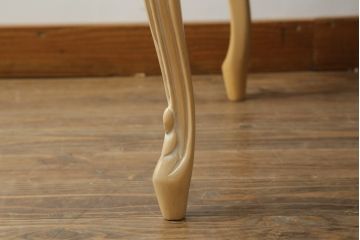 ビンテージ　希少デザイン!　豹柄のファブリックがおしゃれなアームチェア(肘掛け椅子、イス、サロンチェア、ヴィンテージ)(R-056606)