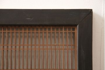 アンティーク建具　緻密な組子細工が美しい組子欄間1枚(明かり取り、明り取り)(R-056630)