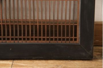 アンティーク建具　緻密な組子細工が美しい組子欄間1枚(明かり取り、明り取り)(R-056630)