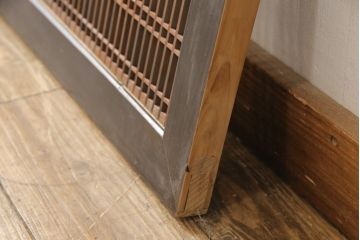 アンティーク建具　緻密な組子細工が美しい組子欄間1枚(明かり取り、明り取り)(R-056630)