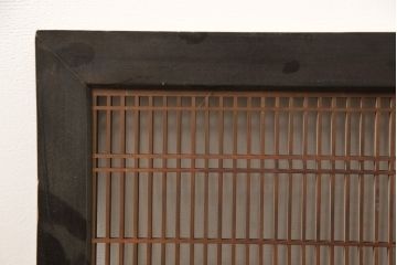 アンティーク建具　緻密な組子細工が美しい組子欄間1枚(明かり取り、明り取り)(R-056630)
