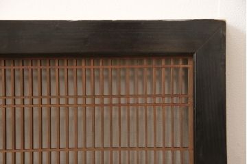 アンティーク建具　緻密な組子細工が美しい組子欄間1枚(明かり取り、明り取り)(R-056630)