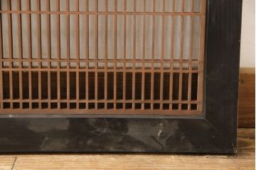 アンティーク建具　緻密な組子細工が美しい組子欄間1枚(明かり取り、明り取り)(R-056630)