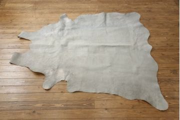 中古 本革(レザー)　特大サイズ!風合い豊かなカウラグ(マット、カーペット)(R-056664)
