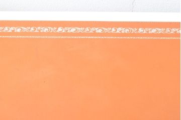 イタリアビンテージ　SILIK(シリック)　天板本革製　ハンドメイド　ロココ調の贅沢なデスク(片袖机、ヴィンテージ、在宅用、在宅ワーク)(定価約120万円)(R-056669)