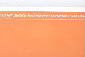 イタリアビンテージ　SILIK(シリック)　天板本革製　ハンドメイド　ロココ調の贅沢なデスク(片袖机、ヴィンテージ、在宅用、在宅ワーク)(定価約120万円)(R-056669)