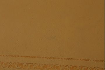 イタリアビンテージ　SILIK(シリック)　天板本革製　ハンドメイド　ロココ調の贅沢なデスク(片袖机、ヴィンテージ、在宅用、在宅ワーク)(定価約120万円)(R-056670)