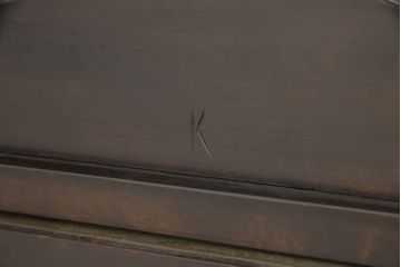 ビンテージ　軽井沢彫り　ダイナミックな桜の彫刻が目を引くサイドボード(収納棚、キャビネット、戸棚、ヴィンテージ)(R-056711)