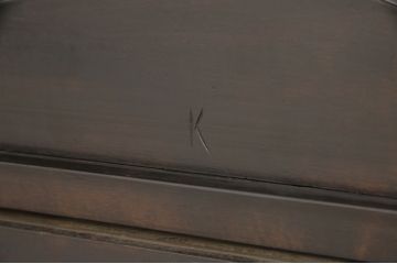 ビンテージ　軽井沢彫り　ダイナミックな桜の彫刻が目を引くサイドボード(収納棚、キャビネット、戸棚、ヴィンテージ)(R-056711)