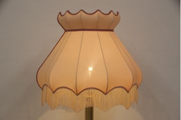 中古　美品　イタリア　SILIK(シリック)　バロックスタイルのゴージャスなフロアスタンド(フロアランプ、照明、ランプシェード)(定価約45万円)(R-056720)