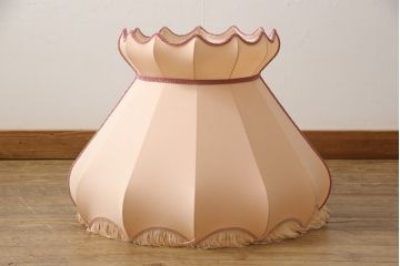 中古　美品　イタリア　SILIK(シリック)　バロックスタイルのゴージャスなフロアスタンド(フロアランプ、照明、ランプシェード)(定価約45万円)(R-056720)
