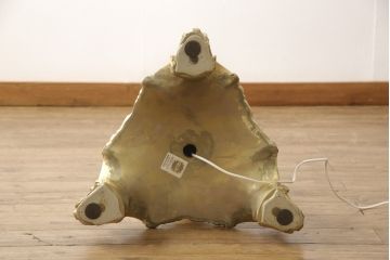 中古　美品　イタリア　SILIK(シリック)　バロックスタイルのゴージャスなフロアスタンド(フロアランプ、照明、ランプシェード)(定価約45万円)(R-056720)
