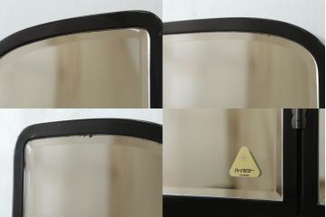 中古　美品　輪島塗り　趣ある蒔絵と螺鈿が美しい鏡台(三面鏡、ミラー、ドレッサー)(定価推定150万円)(R-056739)