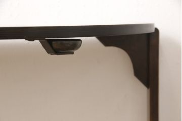 和製ビンテージ　半円形のデザインがユニーク!!モダンな佇まいのサイドテーブル(コンソールテーブル、ヴィンテージ)(R-056744)