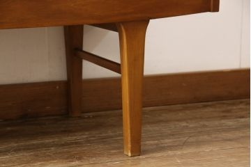 イギリスビンテージ　Nathan(ネイサン)　チーク材製のスタイリッシュなサイドボード(サイドキャビネット、リビングボード、ヴィンテージ)(R-056745)