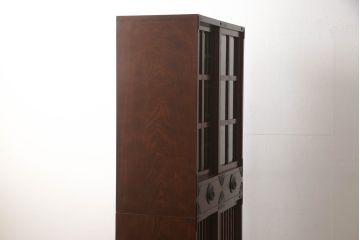 中古　美品　岩谷堂箪笥　上質な和の雰囲気を醸し出す収納棚(食器棚、カップボード、戸棚、書棚、ブックケース)(R-056747)