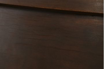 ビンテージ　民芸家具風　収納兼デスクに活躍!シックで上品なライティングビューロー(チェスト、キャビネット、作業台、ヴィンテージ、在宅用、在宅ワーク)(R-056751)