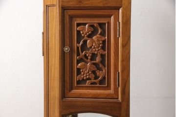 中古　美品　ドイツ　ヘルムレ　分銅式　振り子付き　細やかな装飾が光る!クラシカルな空間を演出するホールクロック(振り子時計、ディスプレイ)(R-056772)