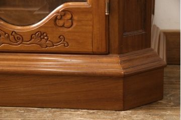 中古　美品　ドイツ　ヘルムレ　分銅式　振り子付き　細やかな装飾が光る!クラシカルな空間を演出するホールクロック(振り子時計、ディスプレイ)(R-056772)