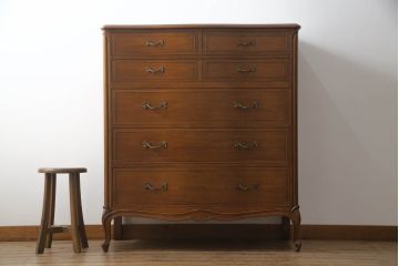 中古　DREXEL HERITAGE(ドレクセルヘリテイジ)　Touraine(ツーレイン)　マホガニー材製の贅沢なアンティーク調チェスト(引き出し)(R-056794)