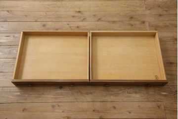中古　美品　DREXEL HERITAGE(ドレクセルヘリテイジ)　Triune(トライユン)　モダンクラシックなデザインがステキなニーホールデスク(両袖デスク、机、ワークデスク、在宅用、在宅ワーク)(定価約41万円)(R-056800)