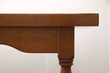中古　美品　横浜ダニエル(daniel)　ヨーロピアンな装飾が上品なダイニングテーブル(ミッシェルテーブル、4人掛け、6人掛け)(定価約42万円)(R-056817)