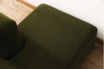 中古　展示超美品! IDEE(イデー) 特大　丸いフォルムがおしゃれなサロンソファセット(SALON SOFA)(カウチソファ、コーナーソファ)(定価約59万円)(R-056820)