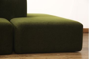 中古　展示超美品! IDEE(イデー) 特大　丸いフォルムがおしゃれなサロンソファセット(SALON SOFA)(カウチソファ、コーナーソファ)(定価約59万円)(R-056820)