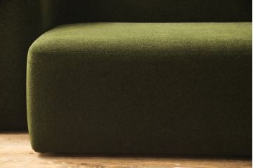 中古　展示超美品! IDEE(イデー) 特大　丸いフォルムがおしゃれなサロンソファセット(SALON SOFA)(カウチソファ、コーナーソファ)(定価約59万円)(R-056820)