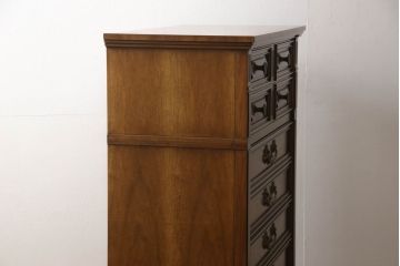 中古　美品　DREXEL HERITAGE(ドレクセルヘリテイジ)　FRANCESCA(フランチェスカ)シリーズ　浅めの引き出しが付いた上質なチェスト(サイドチェスト、タンス)(定価約84万円)(R-056859)