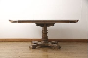 中古　DREXEL HERITAGE(ドレクセルヘリテイジ)　Grand Villa(グランドヴィラ)　上品なデザインのダイニングテーブル(エクステンションテーブル、2人掛け、4人掛け)(定価約60万円)(R-056860)