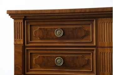 中古　美品　DREXEL HERITAGE(ドレクセルヘリテイジ)　FRANCESCA(フランチェスカ)シリーズ　優美なデザインのチェスト(引き出し)(定価約84万円)(R-056862)