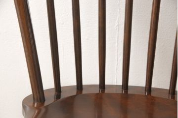 中古　美品　松本民芸家具　クラシックなデザインの#72リーチ型チェア(ダイニングチェア、椅子、板座チェア)(R-056864)