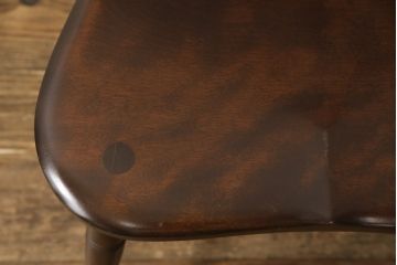 中古　美品　松本民芸家具　クラシックなデザインの#72リーチ型チェア(ダイニングチェア、椅子、板座チェア)(R-056864)