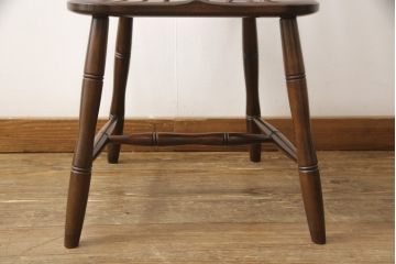 中古　美品　松本民芸家具　クラシックなデザインの#72リーチ型チェア(ダイニングチェア、椅子、板座チェア)(R-056864)