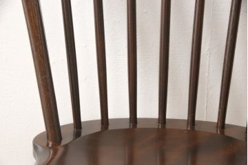 中古　美品　松本民芸家具　クラシックなデザインの#72リーチ型チェア(ダイニングチェア、椅子、板座チェア)(R-056865)