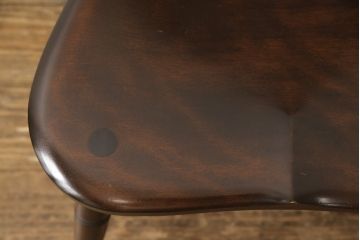 中古　美品　松本民芸家具　クラシックなデザインの#72リーチ型チェア(ダイニングチェア、椅子、板座チェア)(R-056865)