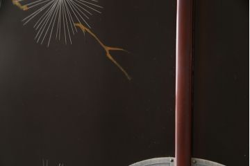 中古　最高級!　総漆塗り　美しい松の漆絵が入った総桐箪笥(和タンス、衣装箪笥、桐タンス)(定価約200万円)(R-056868)