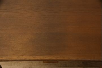 ハンガリービンテージ　オーク材製　シンプルでナチュラルなドローリーフテーブル(ダイニングテーブル、エクステンションテーブル、ヴィンテージ)(R-056903)