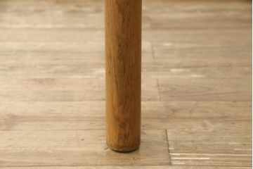 ハンガリービンテージ　オーク材製　シンプルでナチュラルなドローリーフテーブル(ダイニングテーブル、エクステンションテーブル、ヴィンテージ)(R-056903)