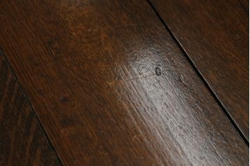 イギリスアンティーク　オーク材製　クラシックで重厚な雰囲気漂うドローリーフテーブル(ダイニングテーブル、エクステンションテーブル)(R-056904)