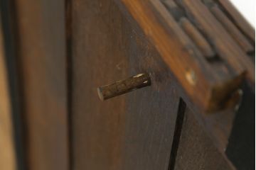 イギリスアンティーク　オーク材製　クラシックで重厚な雰囲気漂うドローリーフテーブル(ダイニングテーブル、エクステンションテーブル)(R-056904)