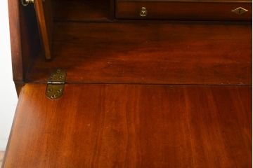 中古　美品　DREXEL HERITAGE(ドレクセルヘリテイジ)　意外とレア!　マホガニー材製ビューローブックケース(デスク、机、本棚、本箱、収納棚、在宅用、在宅ワーク)(R-056908)