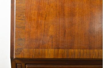 中古　美品　DREXEL HERITAGE(ドレクセルヘリテイジ)　意外とレア!　マホガニー材製ビューローブックケース(デスク、机、本棚、本箱、収納棚、在宅用、在宅ワーク)(R-056908)