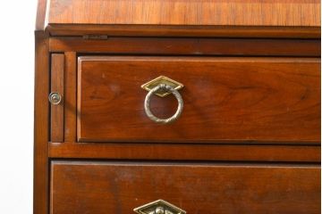 中古　美品　DREXEL HERITAGE(ドレクセルヘリテイジ)　意外とレア!　マホガニー材製ビューローブックケース(デスク、机、本棚、本箱、収納棚、在宅用、在宅ワーク)(R-056908)